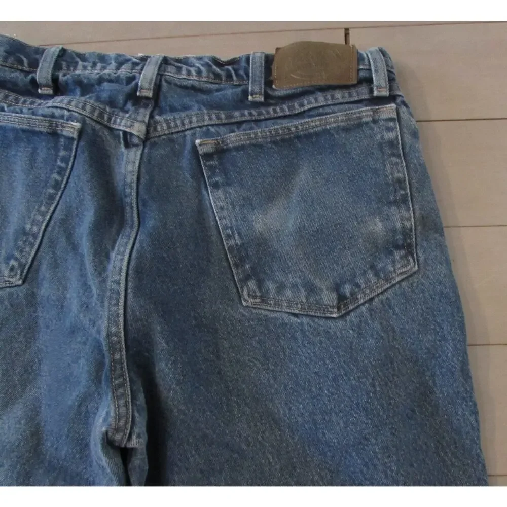 VTG Cabela's Roughneck Men's 34x32 Flannel Lined Jeans Insulated Y2K Workwear